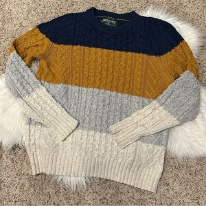 AE American Eagle Cable Knit Crew Neck Sweater